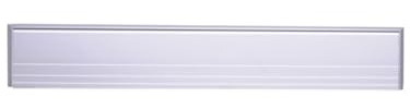 Slim line Metal Upvc Door Letterbox - Slim-Master Letterbox - Silver Anodised