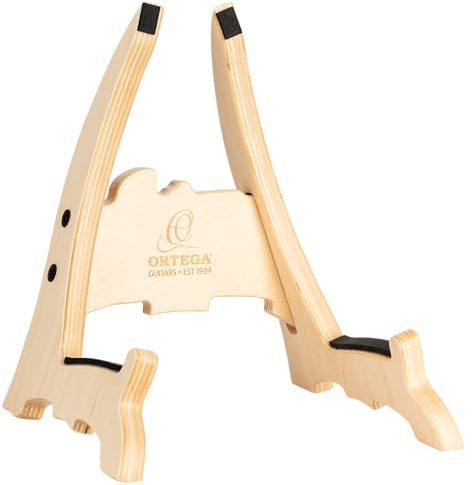 Ortega Guitars Wood Ukulele Stand – Ständer für Ukulelen und Ukebässe – Birke, Hellbraun (OWUS-2)