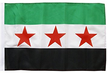 Flaggenfritze® Flagge Syrien 1932-1963 / Opposition - Freie Syrische Armee - 30 x 45 cm