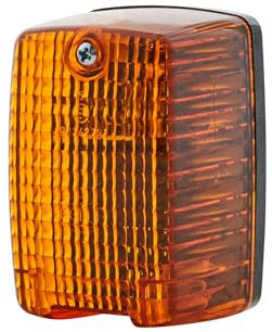 HELLA 2Bm 002 652-031 Feu Clignotant Supplémentaire - Halogène - 12/24V - Montage En Saillie/Raccord Fileté - Couleur Du Voyant: Orange - Fiche: Mâle - Montage En Saillie Latéral/Droite - Quantité: 1