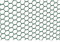 Alberts 614249 Tela metálica de malla hexagonal, Distintas longitudes y alturas - disponible en diferentes colores, Verde, Mallas 25 x 25 mm, Altura 100 cm, Longitud 10 m