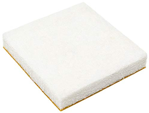 Adsamm® / 32 x feltrini autoadesivi ad alta densità / bianchi / 30x30 mm / quadrati / piedini in feltro extra compatto da 5.5 mm di spessore / pad protettivi per arredi Adsamm® Quality