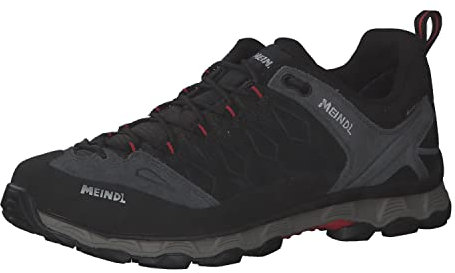 Meindl Herren R Wanderstiefel, anthrazit/rot, 44 EU