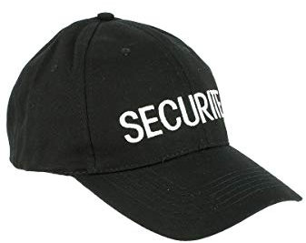 Casquette SECURITE - CityGuard Taille unique Noir