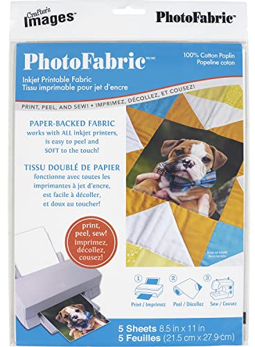 PhotoFabric bomull poplin tygark (5 ark)