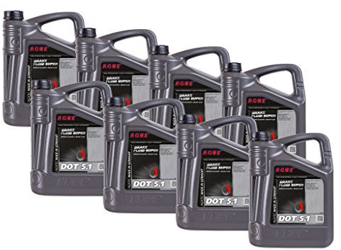 ROWE HIGHTEC BRAKE FLUID SUPER DOT 5.1, 40 Liter (8x5L), 25104