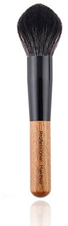 LyDia® Professional Natural Wooden Handle Face Loose Powder/Bronzer/Blush/Contour Blending Cosmetic Makeup Brush