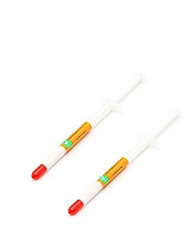 2X Seringues 1 g Pate Thermique Silver Argent Processeur Cpu Gpu