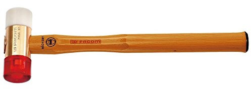 FACOM Plastikhammer-Mittelstk.mit Hickory-Stiel,leicht-Serieincl.Aufsatz EB.50 U.EC.50, 1 Stück, 207A.50CB