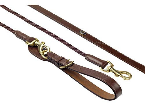John Whitaker Schlaufzügel/Pohlmannzügel RDR, Trainingsausrüstung braun Einheitsgröße