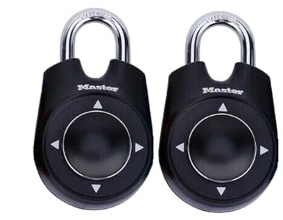Master Lock 1500iD 2 Pack 2-1/8in. Wide Speed Dial Directional Combination Padlock