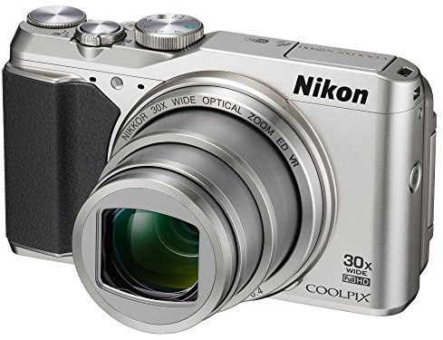 Nikon Coolpix S9900 Digitalkamera (16 Megapixel, 30-Fach Opt. Zoom, 7,6 cm (3 Zoll) OLED-Display, USB 2.0, bildstabilisiert) Silber