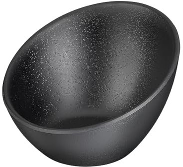 APS Zen Melamine Round Sloped Bowl Black 150ml DA297