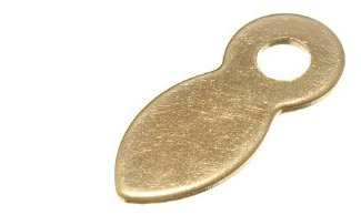 cadre photo montage tourne en laiton plaqué 19mm eb (pack de 100)