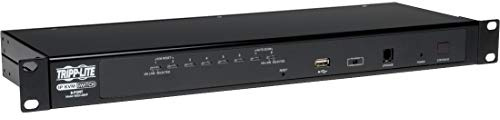 Tripp Lite 8-Port Steel Rackmount IP KVM Switch with On-Screen Display (B022-U08-IP)