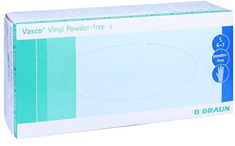 VASCO Vinyl powderfree Handschuhe unsteril Gr.S 100 St