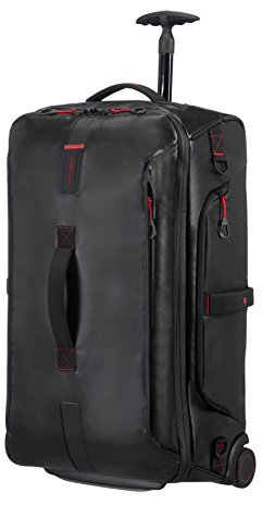 Samsonite Paradiver Light - Bolsa de Viaje/Mochila con 2 Ruedas, 67 cm, 74.5 L, Color Negro