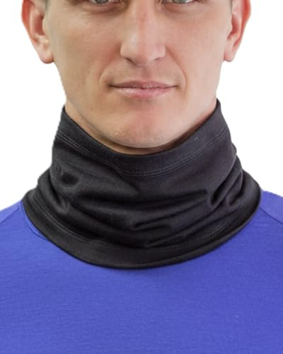 Brass Monkeys 100% Merino Wool Neck Warmer, New Zealand Made Snood for Men & Women