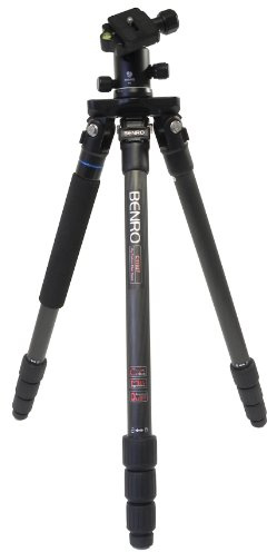 Benro Flat Traveller 2 Four Section Carbon Twist Lock Tripod with B0 Head