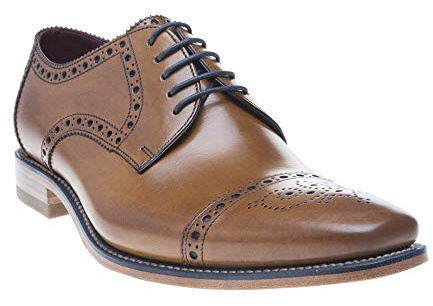 Loake Foley Mens Formale Stringate 8,5 UK/43 EU Tan Brunito