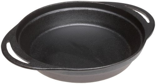 Old Mountain Pie Pan - Pre-Seasoned Cast Iron 12 x 9.5 x 2 Inches by