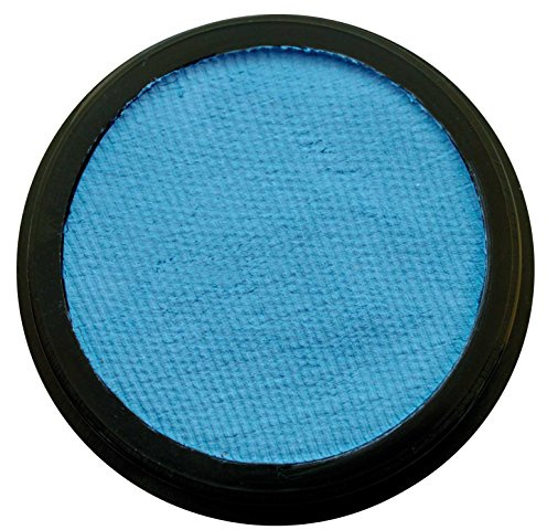 Eulenspiegel - Profi-Aqua Make-Up, Schminke 12 ml, Hellblau | Wasserbasierte Schminke für Facepainting & Bodypainting, für Karneval & Mottopartys