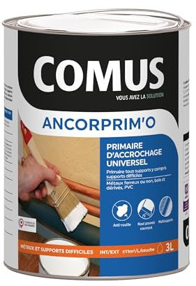 Ancorprim'o Blanc 3L - Primaire d’accrochage Universel Polyperformant Glycéro en phase Aqueuse