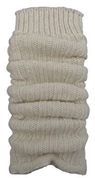 ch-home-design 1 Paar Grobstrick-Stulpe mit Alpakawolle Legwarmers für Teenager und DamenCH-354