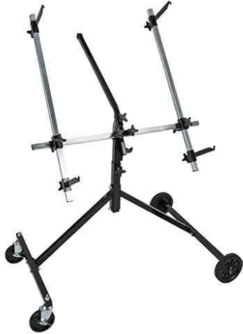 KS Tools - 140.2254 - Chevalet de carrossier - 4 roues dont 2 directionnelles - Idéal pour poser les capots de moteurs, les hayons, les ailes et les pare-chocs pour des travaux de ponçage ou peinture