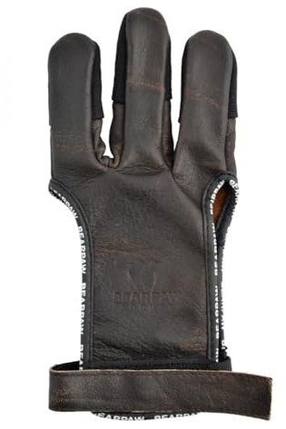 Bearpaw Schießhandschuh Speed Glove Exclusive Büffelleder, Bogenhandschuh XS-XL (XS) | Bogenhandschuh XS-XL