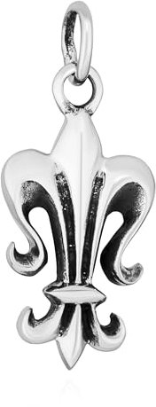 NKlaus Original 925 Sterling Silber Ketten Anhänger lilie 7369
