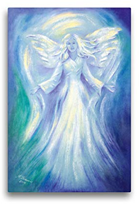 Toile de qualité supérieure - 30 cm x 45 cm de haut - Ange de l'amour - Image sur châssis - Impression sur toile véritable - CALVENDO