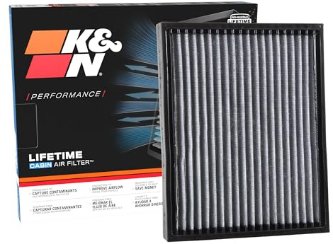 K&N LIFETIME Cabin Air Filter: Premium, Washable, Clean Air for your Cabin: Compatible with 2015-2025 FORD/LINCOLN: Expedition, F150, Raptor, F250, F350, F450, F550, Navigator, VF2049