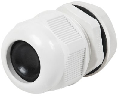 Debflex 702272 Kabelverschraubung, Kabeldurchführung, wasserdicht, Gummidichtung, Kabeldurchführung, 2 Stück, Grau, Durchmesser 25 mm