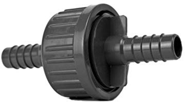 Hortafix Clapet Anti-Retour - 16 mm Barbelé - PVC - Double Tuyau Barbelé - Idéal pour Systèmes d'Irigation