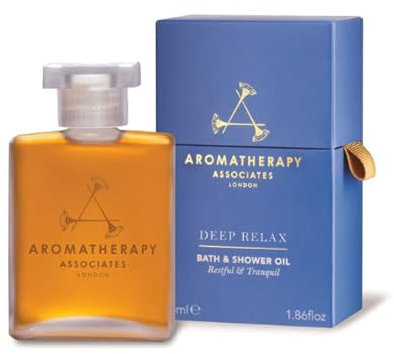 Aromatherapy Associates Bath and Shower Oil, Luxury Spa, Natural Bath, Bath Oil, Vegan, Cruelty Free, Environment Friendly (Deep Relax Bath and Shower Oil 55ml)