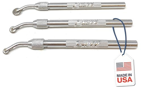 Excel 3 Piece Pounce Wheel Set Carded, Silver