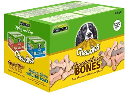 Chewdles Pointer Boni-Bix Assorted Large Biscuit Dog Treats, 10 kg