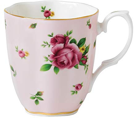 Royal Albert - Tazza Vintage, 0,4 Litri, in apposita Confezione, Colore Rosa