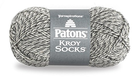 Spinrite Yarns Patons Kroy Socks, 1.75 Ounce, Grey Marl