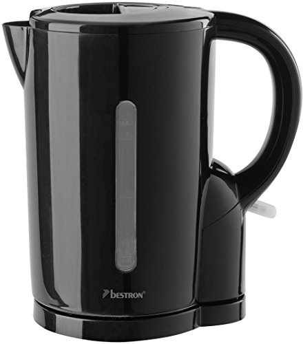 Bestron Bouilloire électrique avec arrêt automatique, 1,7 L, 2200 W, Noir