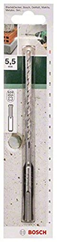 Bosch 2609255505 160mm SDS-Plus Hammer Drill Bit with Diameter 5.5mm