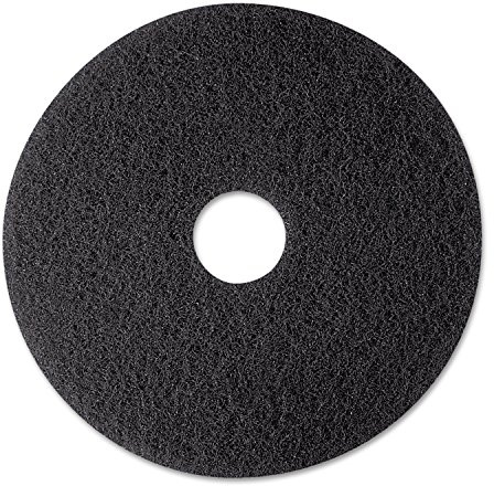 3M Premium Disco Decapante 7200, Negro, 305 mm, Caja de 5 | Para decapado en húmedo o en seco, también para limpieza profundo de suelos industriales y de hormigón muy sucios
