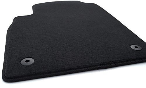 Fußmatte kompatibel mit Opel Astra J 2009-2015 alle Modelle Velours Automatte Fahrermatte Matte Fahrerseite Einzeln Schwarz Antirutsch Ersatzmatte