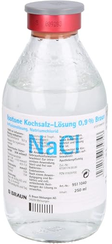 B. BRAUN Isotone Kochsalzlösung 0,9%, 250 ml Lösung