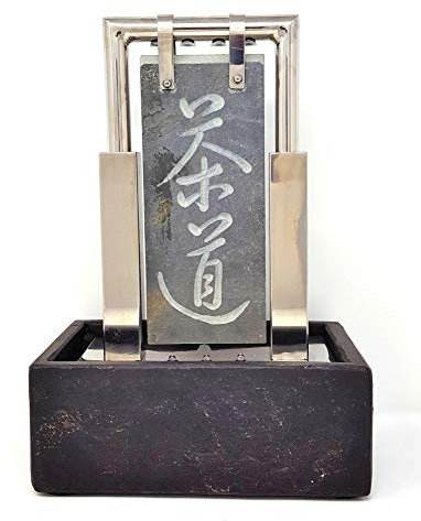 Windworks Edelstahl Schieferbrunnen