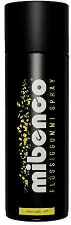 Mibenco flytande gummi spray/sprayfolie neongul matt 400 ml