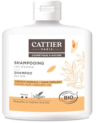 Cattier shampooing lait d'avoine usage fréquent 250ml