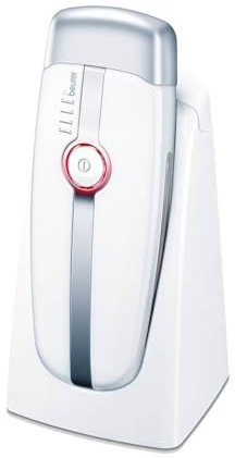 ELLE by Beurer HLE 40 Warmwachs Haarentferner, Weiß-Silber
