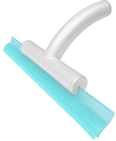Clerét iDO 12 All-Purpose Squeegee for Shower, Bathroom, Window, Car with Replaceable Dual Edge Aqua Blade Made in The USA